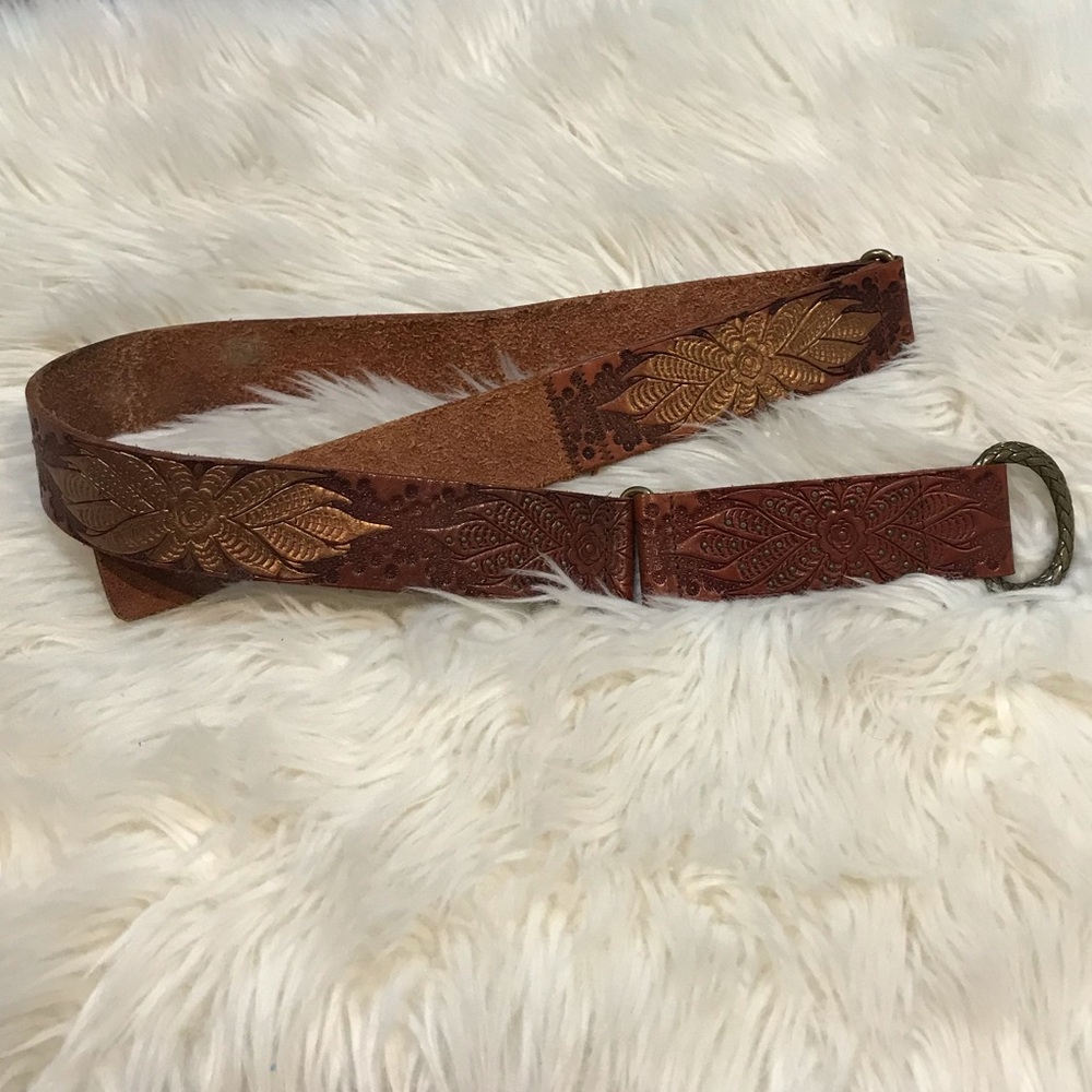 Leather belt